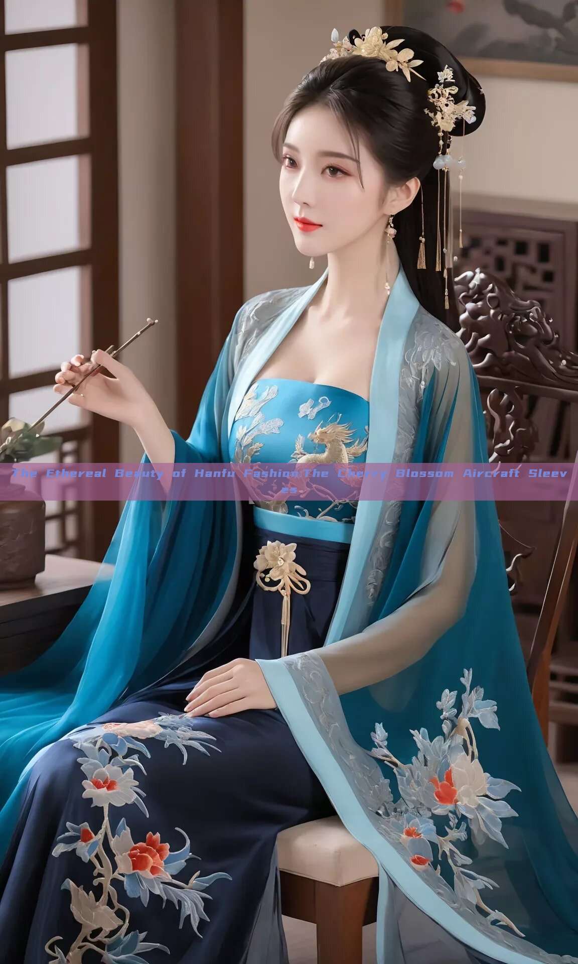 The Ethereal Beauty of Hanfu Fashion:The Cherry Blossom Aircraft Sleeves The Ethereal Beauty of Hanfu Fashion:The Cherry Blossom Aircraft Sleeves