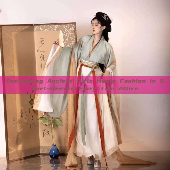 Enchanting Ancient Girls Hanfu Fashion in Short-sleeved Fairy Tale Attire Enchanting Ancient Girls Hanfu Fashion in Short-sleeved Fairy Tale Attire