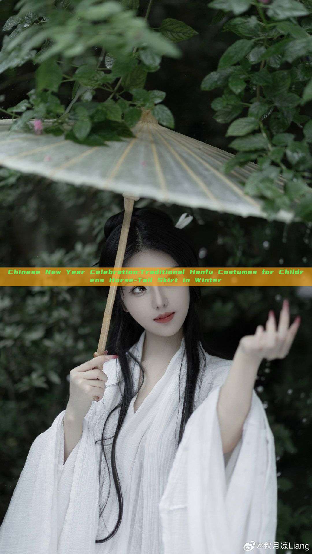 Chinese New Year Celebration:Traditional Hanfu Costumes for Childrens Horse-Tail Skirt in Winter Chinese New Year Celebration:Traditional Hanfu Costumes for Childrens Horse-Tail Skirt in Winter