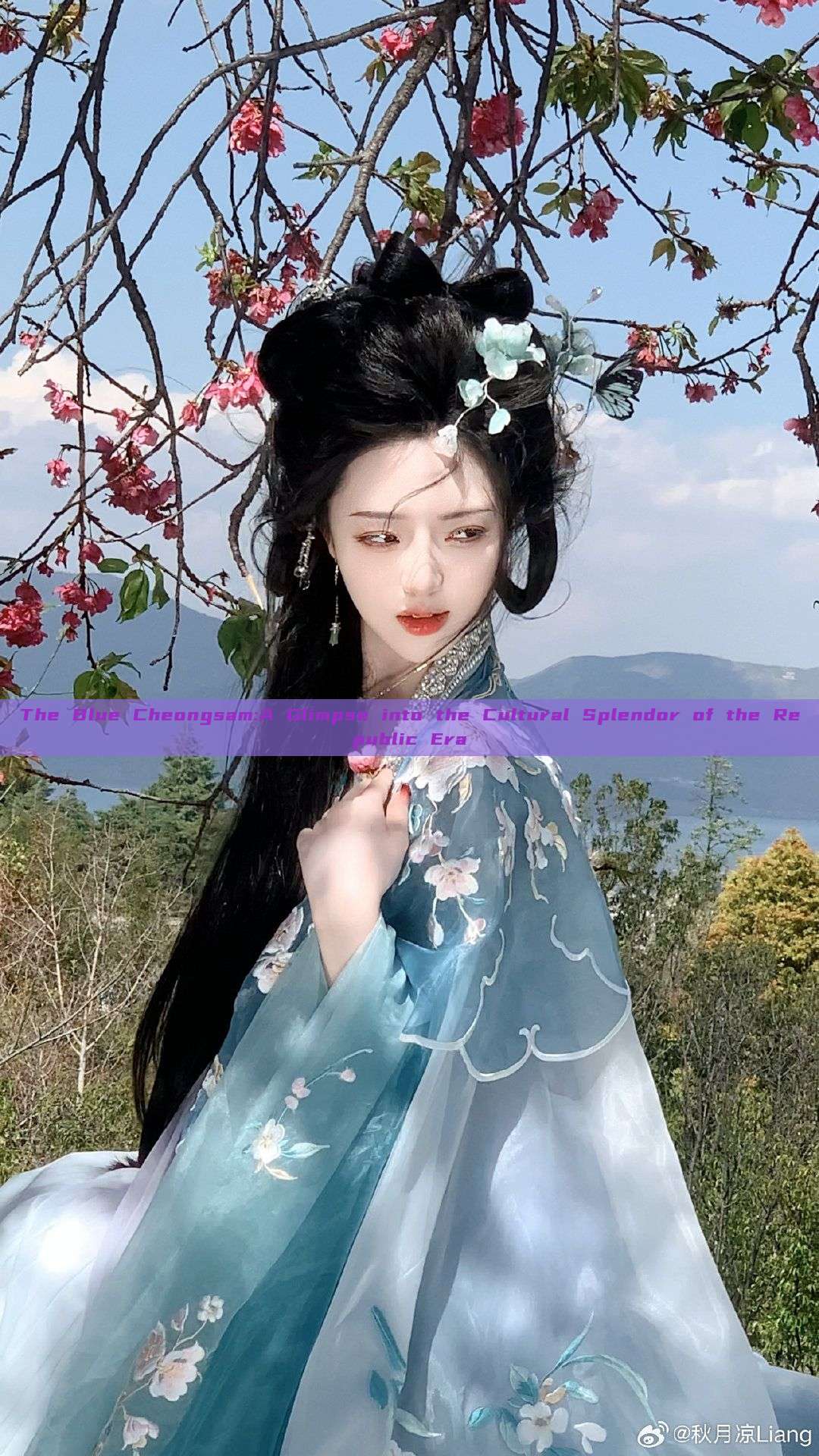 The Blue Cheongsam:A Glimpse into the Cultural Splendor of the Republic Era The Blue Cheongsam:A Glimpse into the Cultural Splendor of the Republic Era