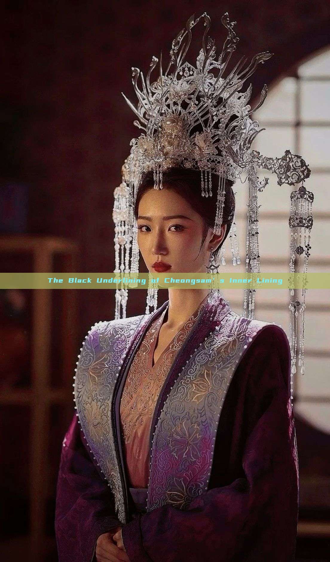 The Black Underlining of Cheongsam’s Inner Lining The Black Underlining of Cheongsam’s Inner Lining