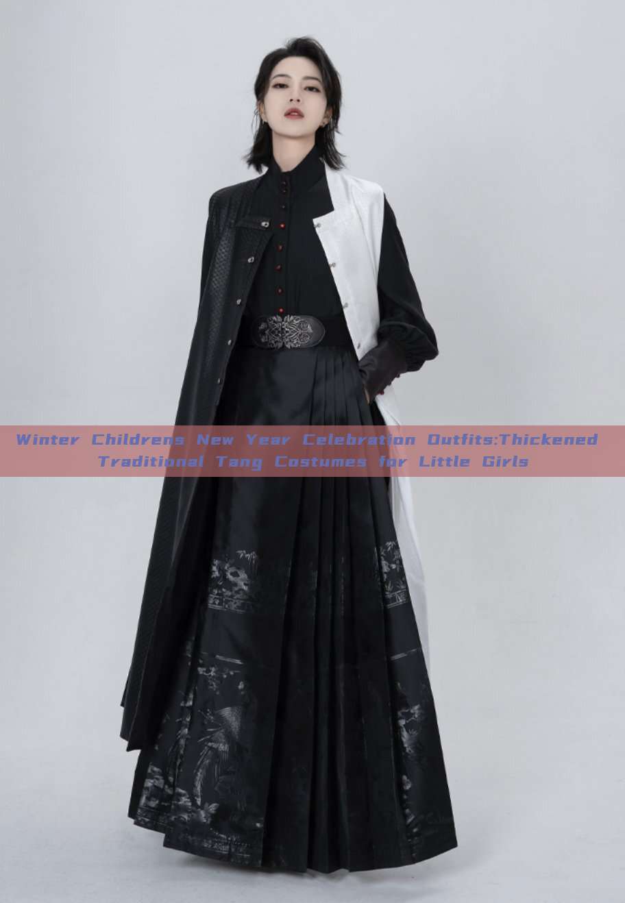 Winter Childrens New Year Celebration Outfits:Thickened Traditional Tang Costumes for Little Girls Winter Childrens New Year Celebration Outfits:Thickened Traditional Tang Costumes for Little Girls