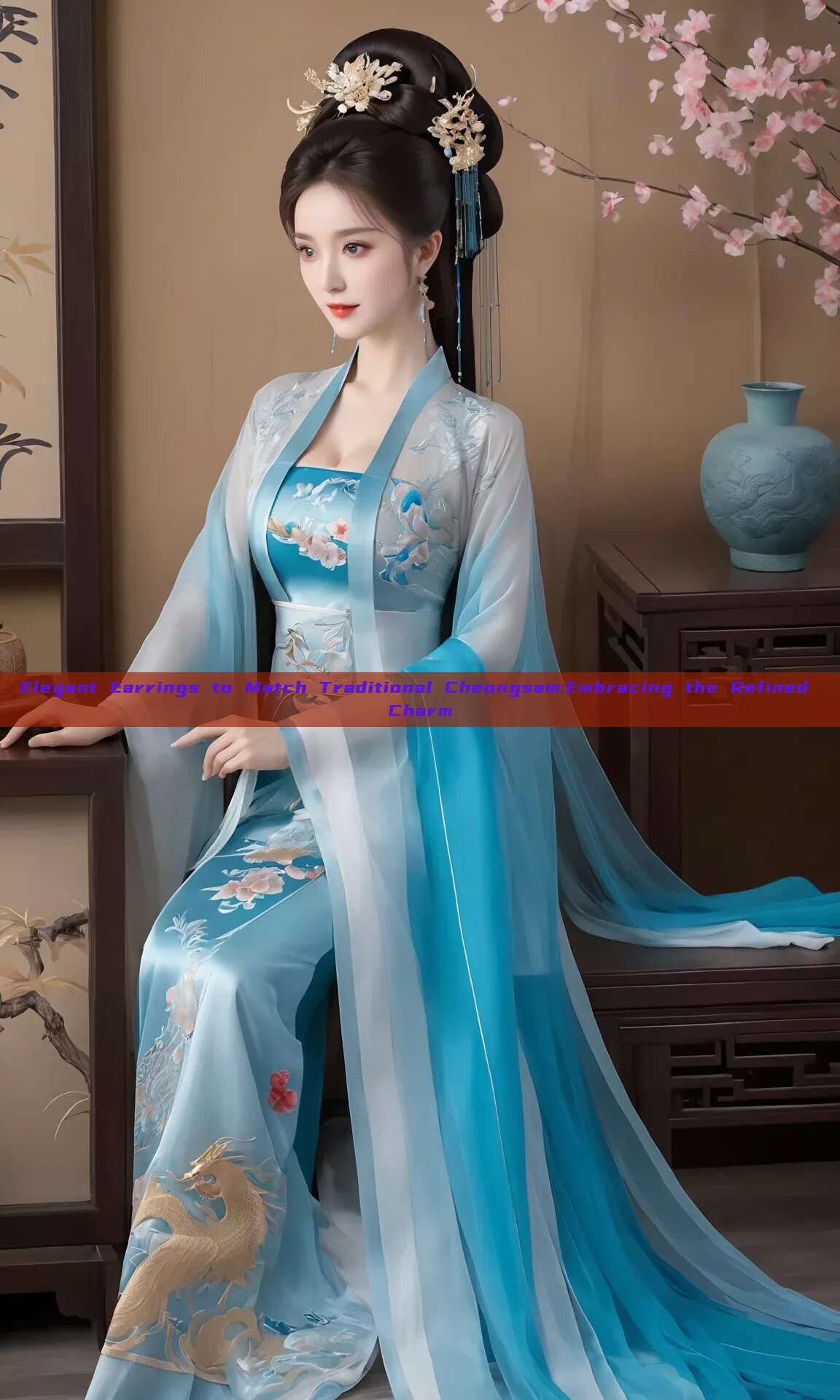 Elegant Earrings to Match Traditional Cheongsam:Embracing the Refined Charm Elegant Earrings to Match Traditional Cheongsam:Embracing the Refined Charm