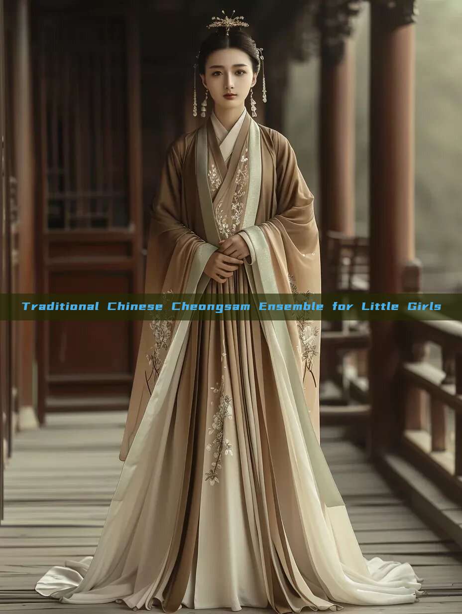 Traditional Chinese Cheongsam Ensemble for Little Girls Traditional Chinese Cheongsam Ensemble for Little Girls