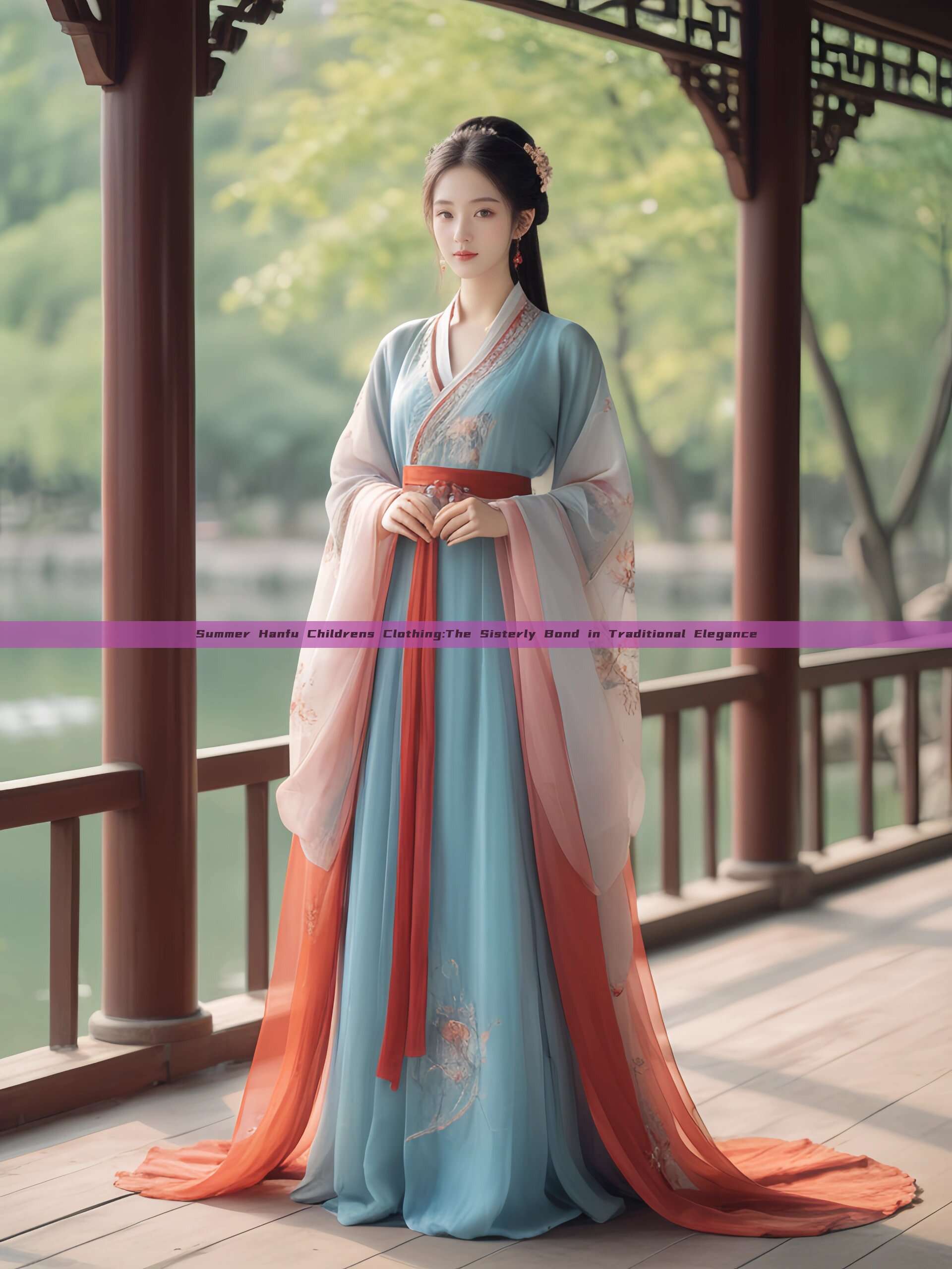 Summer Hanfu Childrens Clothing:The Sisterly Bond in Traditional Elegance Summer Hanfu Childrens Clothing:The Sisterly Bond in Traditional Elegance