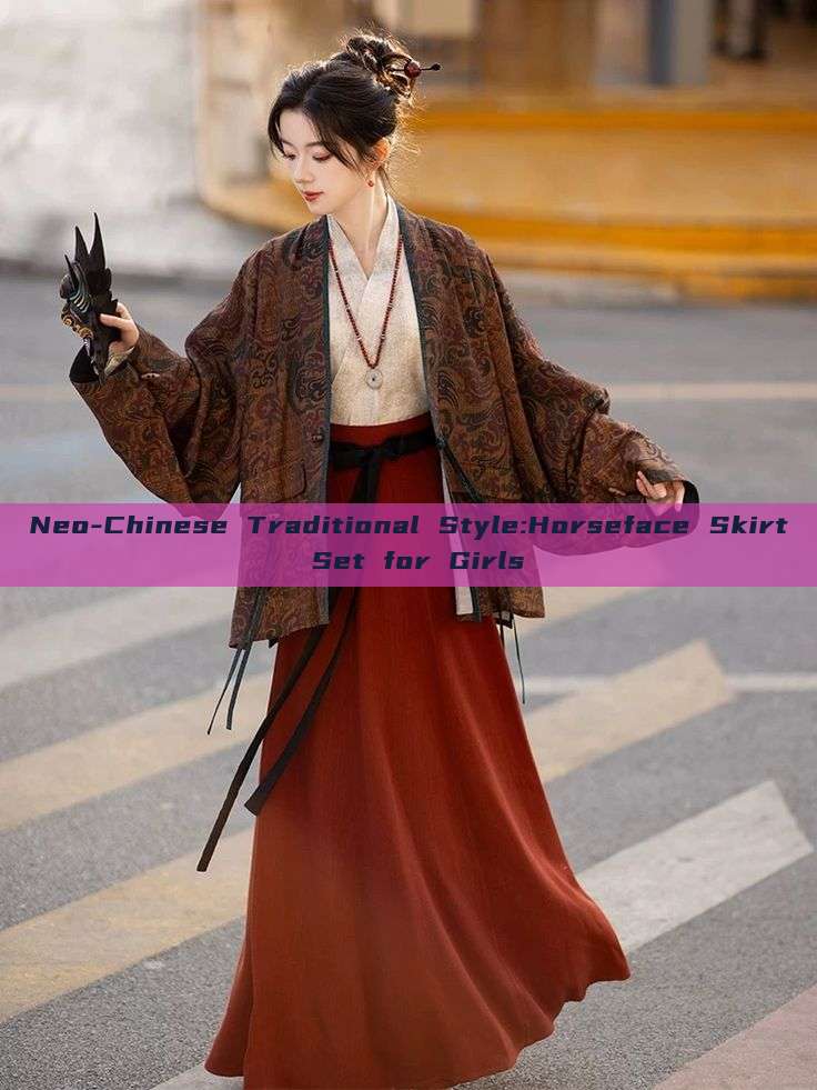 Neo-Chinese Traditional Style:Horseface Skirt Set for Girls Neo-Chinese Traditional Style:Horseface Skirt Set for Girls