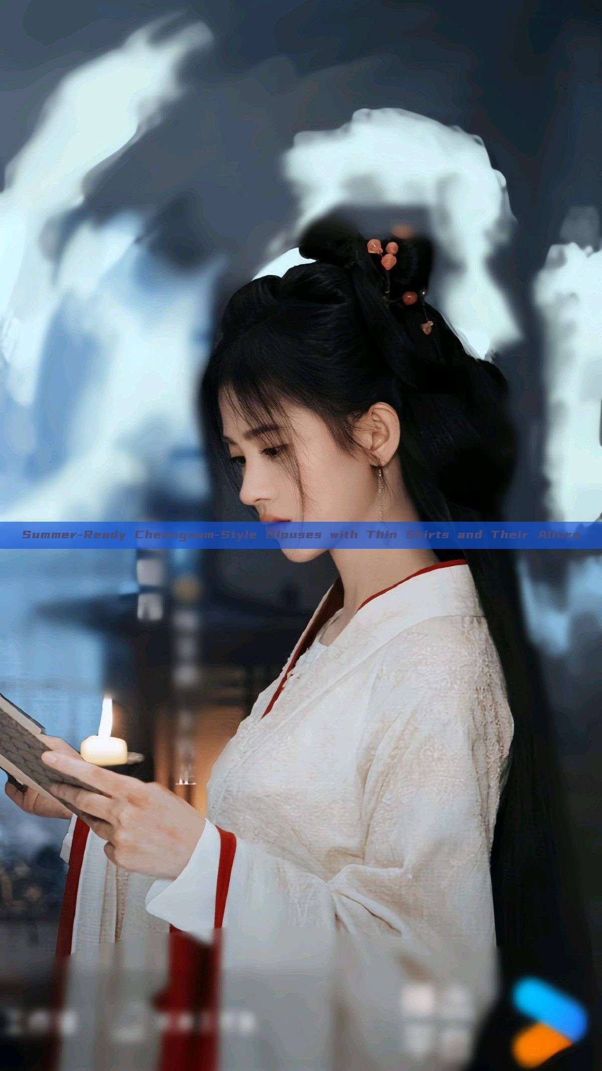 Summer-Ready Cheongsam-Style Blouses with Thin Skirts and Their Allure Summer-Ready Cheongsam-Style Blouses with Thin Skirts and Their Allure
