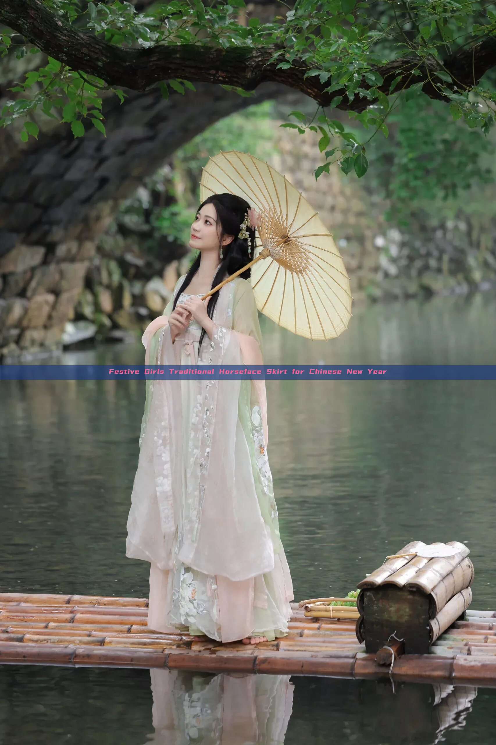 Festive Girls Traditional Horseface Skirt for Chinese New Year Festive Girls Traditional Horseface Skirt for Chinese New Year