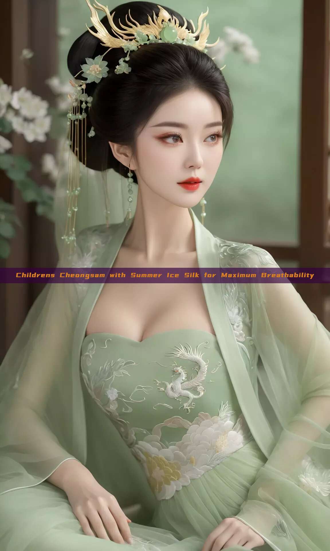 Childrens Cheongsam with Summer Ice Silk for Maximum Breathability Childrens Cheongsam with Summer Ice Silk for Maximum Breathability