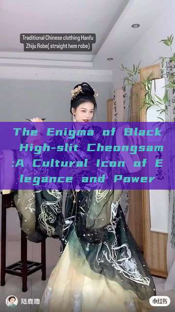 The Enigma of Black High-slit Cheongsam:A Cultural Icon of Elegance and Power The Enigma of Black High-slit Cheongsam:A Cultural Icon of Elegance and Power
