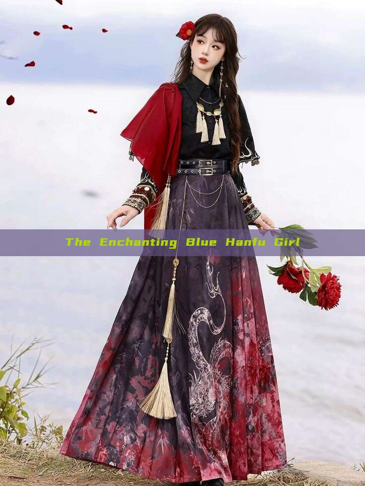 The Enchanting Blue Hanfu Girl The Enchanting Blue Hanfu Girl