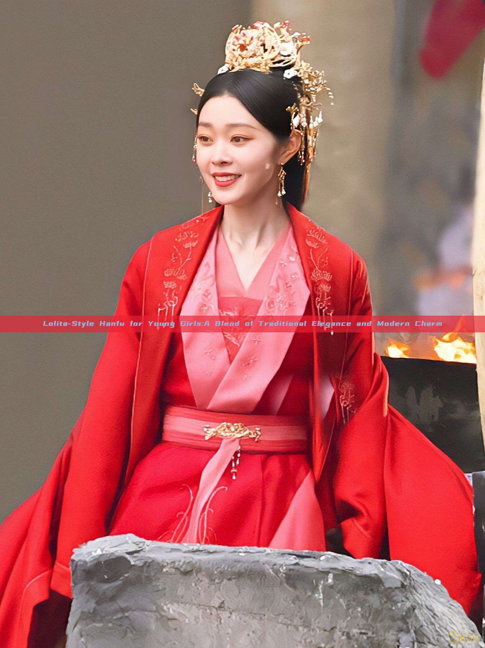 Lolita-Style Hanfu for Young Girls:A Blend of Traditional Elegance and Modern Charm