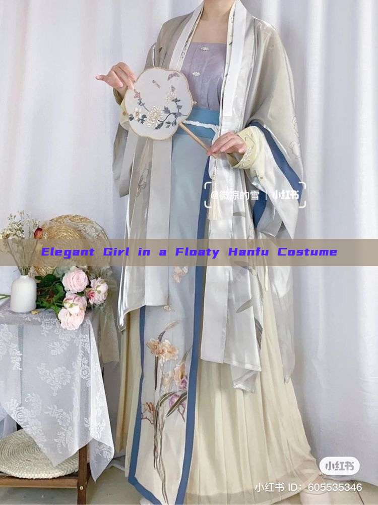 Elegant Girl in a Floaty Hanfu Costume Elegant Girl in a Floaty Hanfu Costume