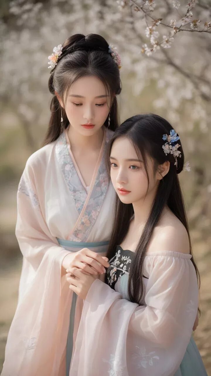 Spring Splendor in Traditional Chinese Hanfu Fashion Spring Splendor in Traditional Chinese Hanfu Fashion