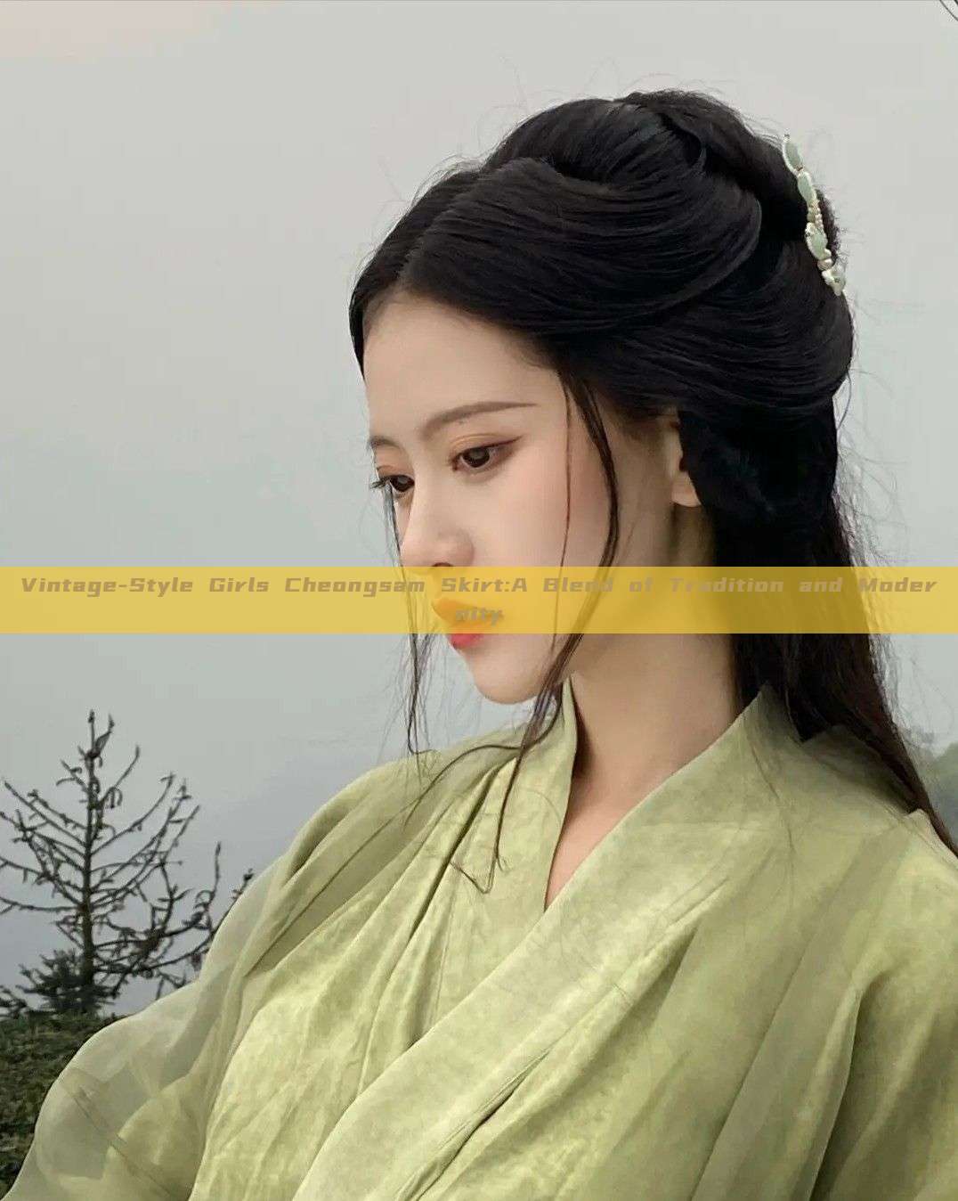 Vintage-Style Girls Cheongsam Skirt:A Blend of Tradition and Modernity Vintage-Style Girls Cheongsam Skirt:A Blend of Tradition and Modernity