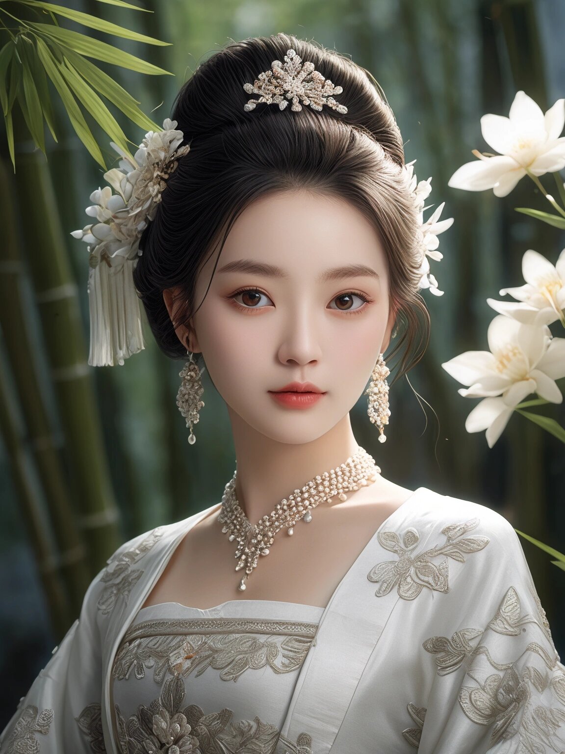 The Enchantment of a Cheongsam Paired with a Lacey Underskirt The Enchantment of a Cheongsam Paired with a Lacey Underskirt
