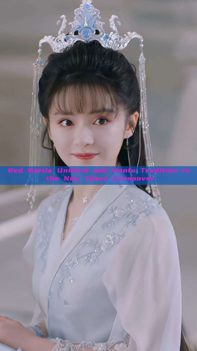 Red Battle Uniform and Hanfu Tradition in the New Years Crossover Red Battle Uniform and Hanfu Tradition in the New Years Crossover
