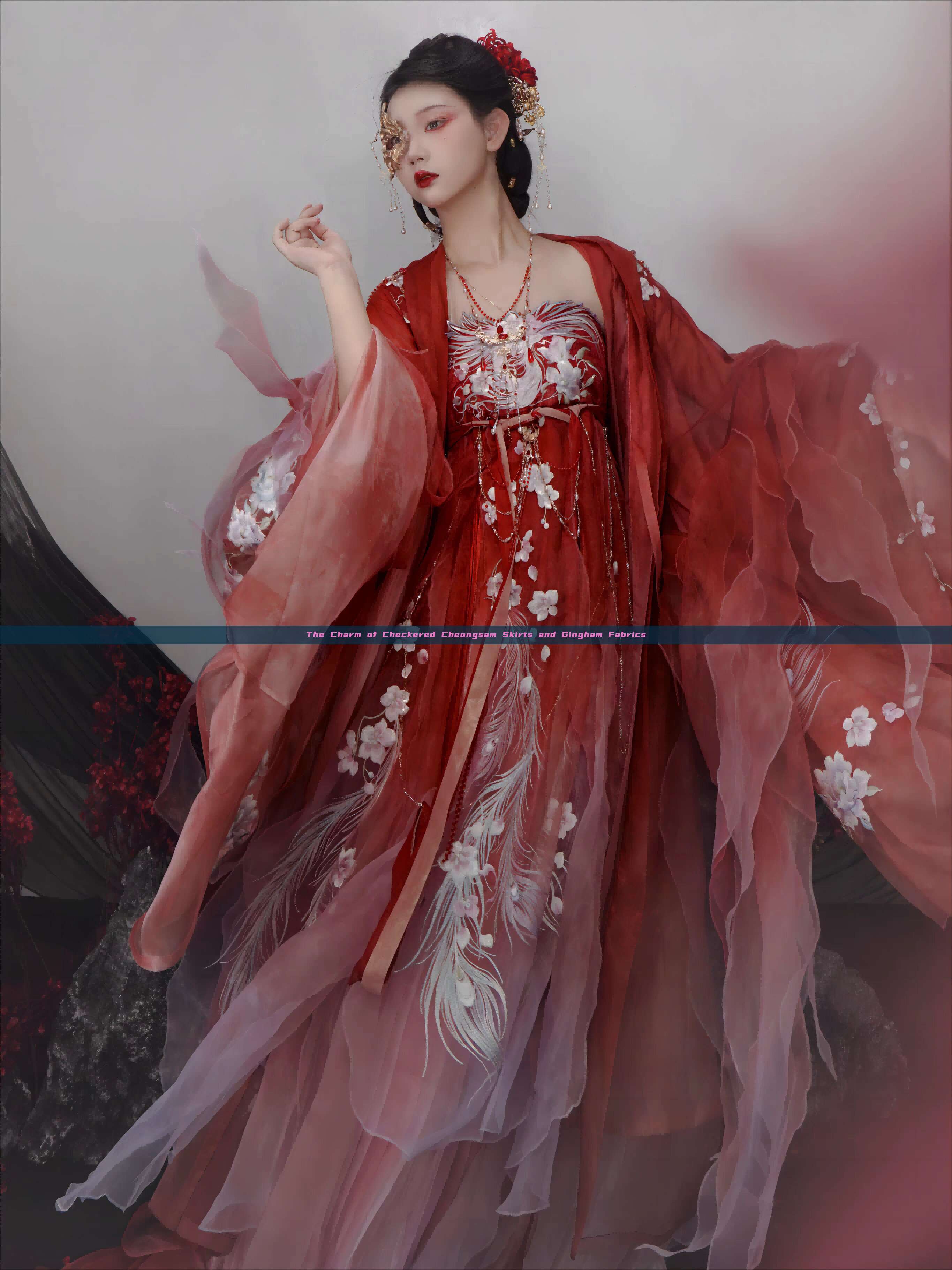 The Charm of Checkered Cheongsam Skirts and Gingham Fabrics The Charm of Checkered Cheongsam Skirts and Gingham Fabrics