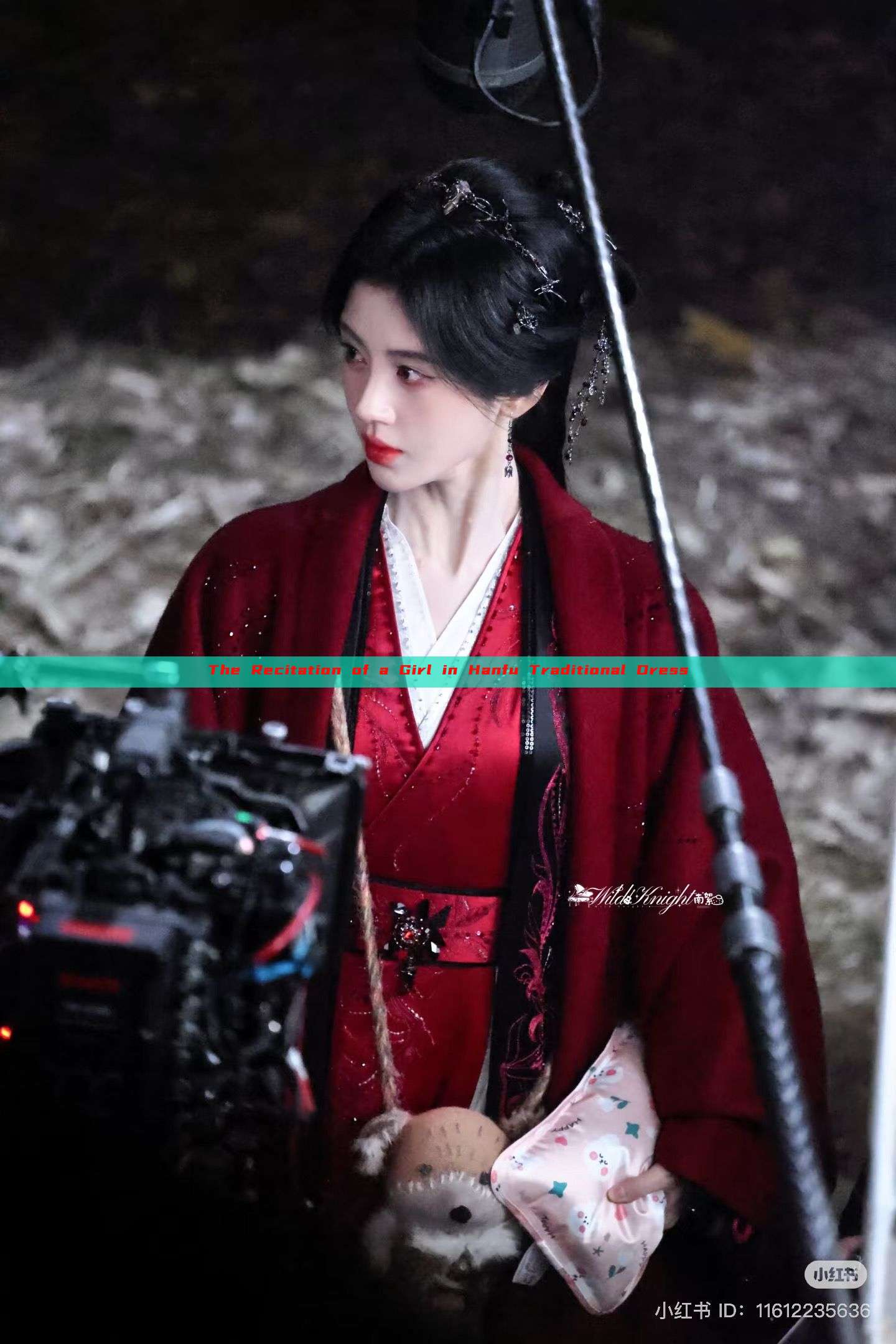 The Recitation of a Girl in Hanfu Traditional Dress The Recitation of a Girl in Hanfu Traditional Dress