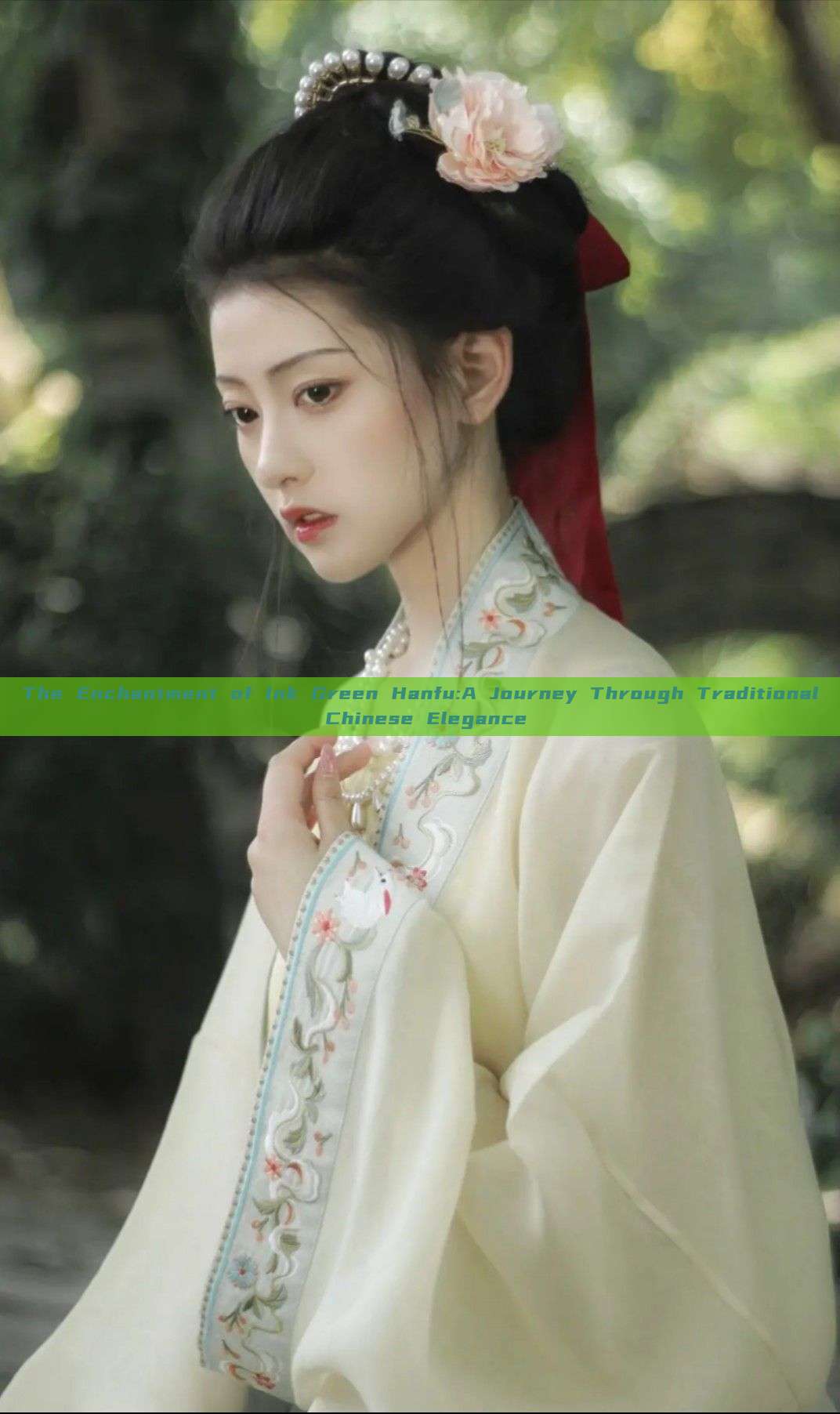 The Enchantment of Ink Green Hanfu:A Journey Through Traditional Chinese Elegance The Enchantment of Ink Green Hanfu:A Journey Through Traditional Chinese Elegance