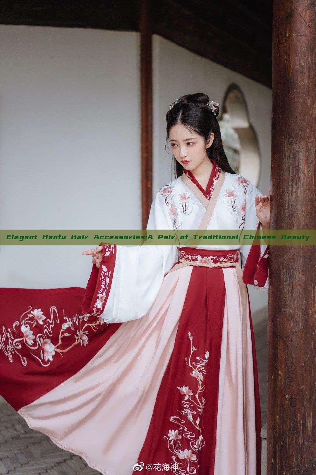 Elegant Hanfu Hair Accessories:A Pair of Traditional Chinese Beauty Elegant Hanfu Hair Accessories:A Pair of Traditional Chinese Beauty