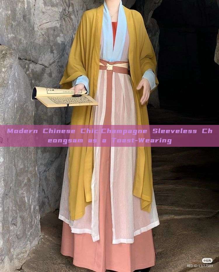 Modern Chinese Chic:Champagne Sleeveless Cheongsam as a Toast-Wearing Modern Chinese Chic:Champagne Sleeveless Cheongsam as a Toast-Wearing