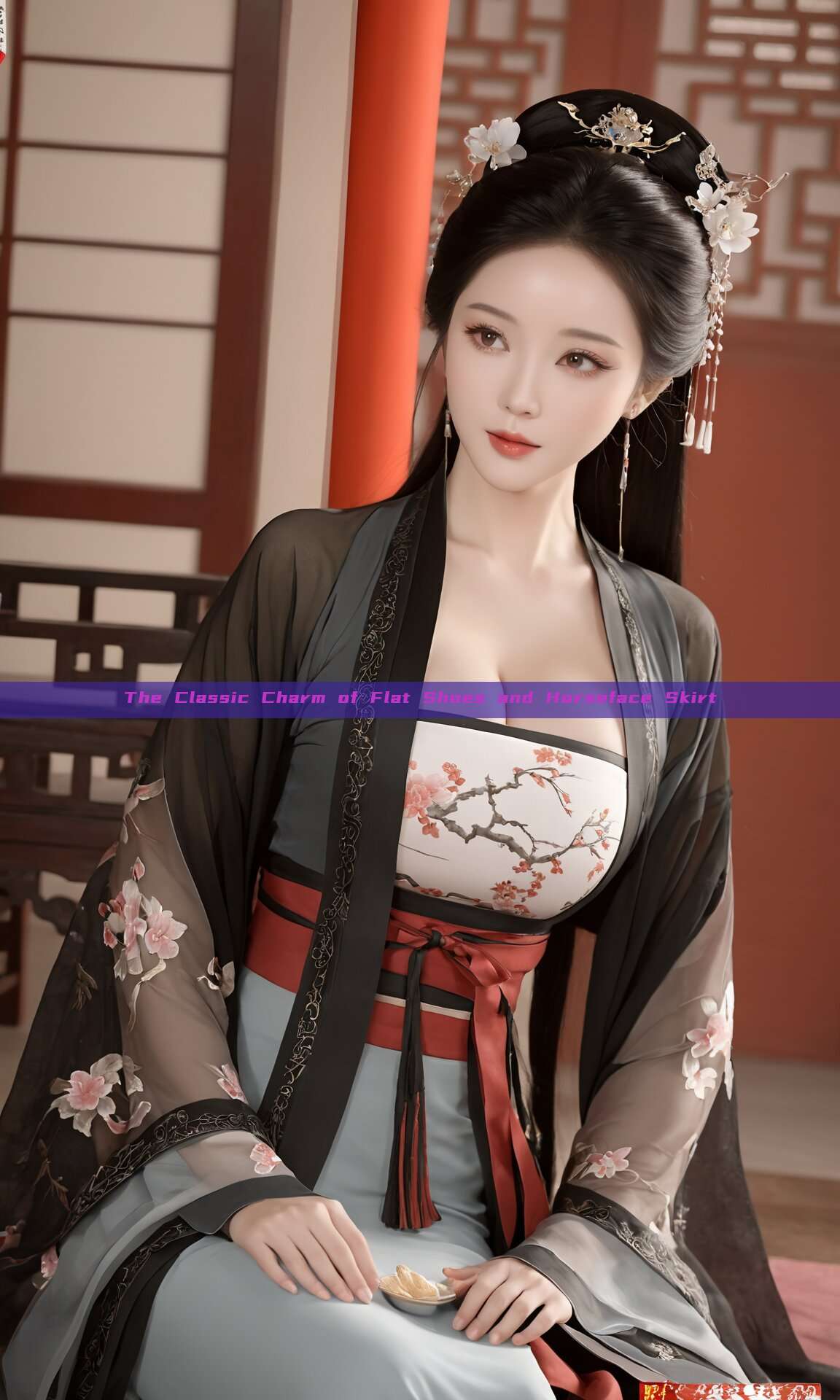 The Classic Charm of Flat Shoes and Horseface Skirt The Classic Charm of Flat Shoes and Horseface Skirt