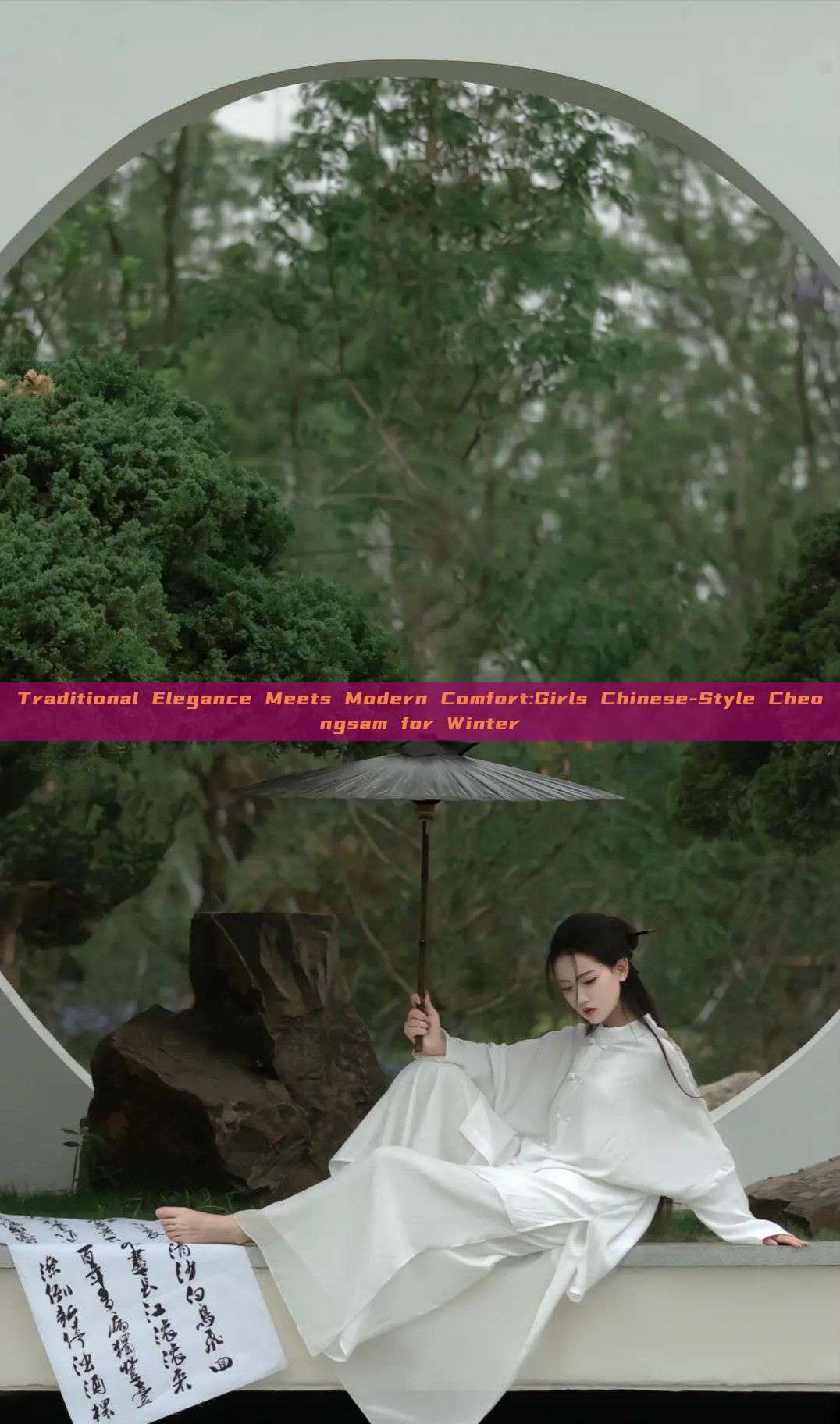 Traditional Elegance Meets Modern Comfort:Girls Chinese-Style Cheongsam for Winter Traditional Elegance Meets Modern Comfort:Girls Chinese-Style Cheongsam for Winter