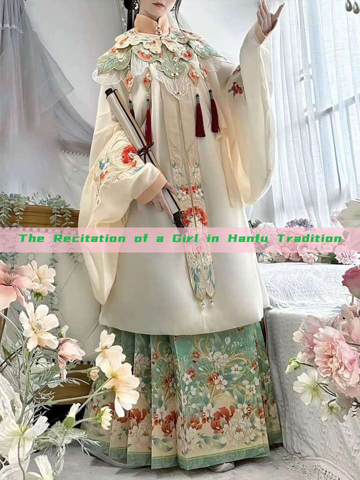 The Recitation of a Girl in Hanfu Tradition
