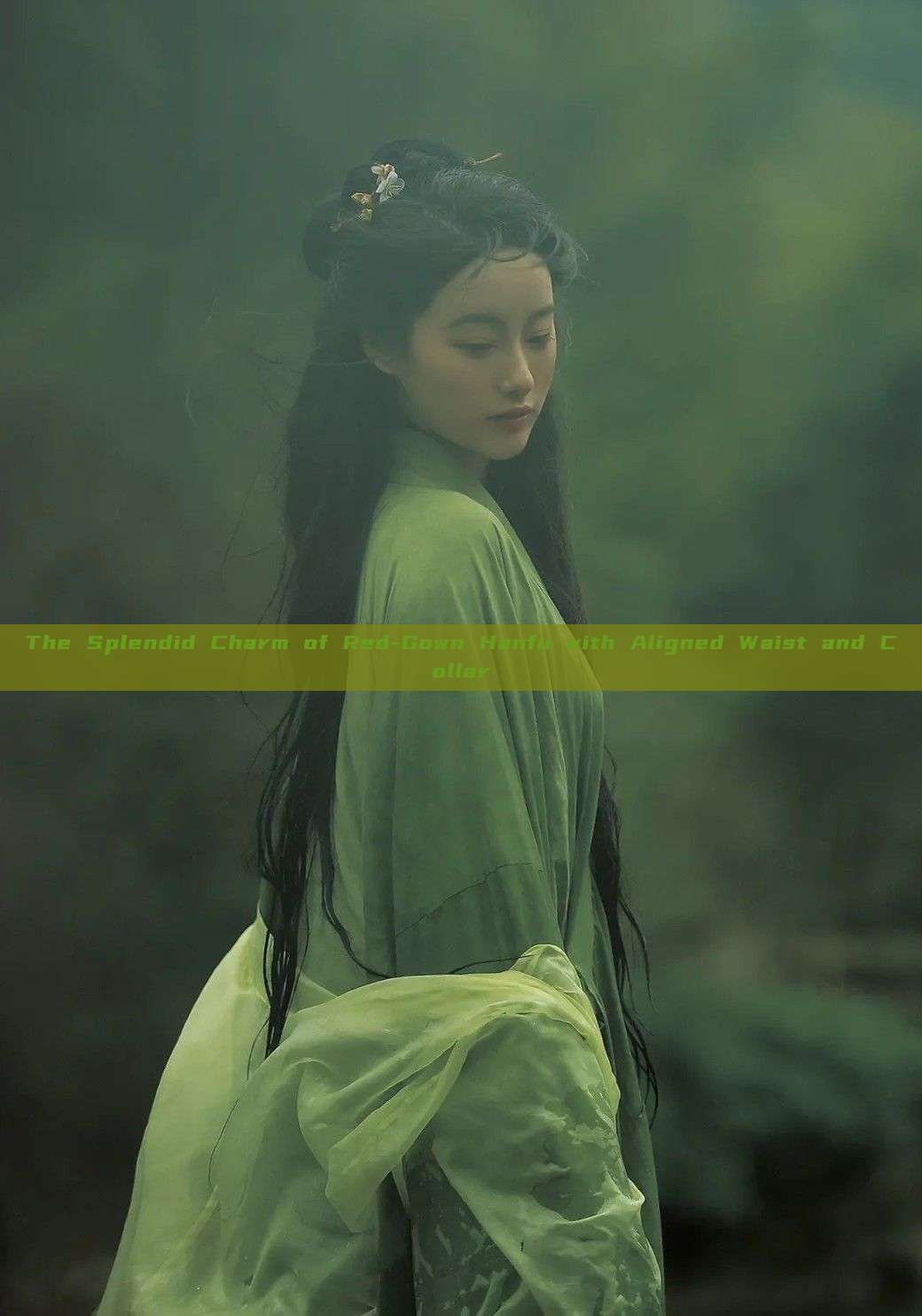 The Splendid Charm of Red-Gown Hanfu with Aligned Waist and Collar