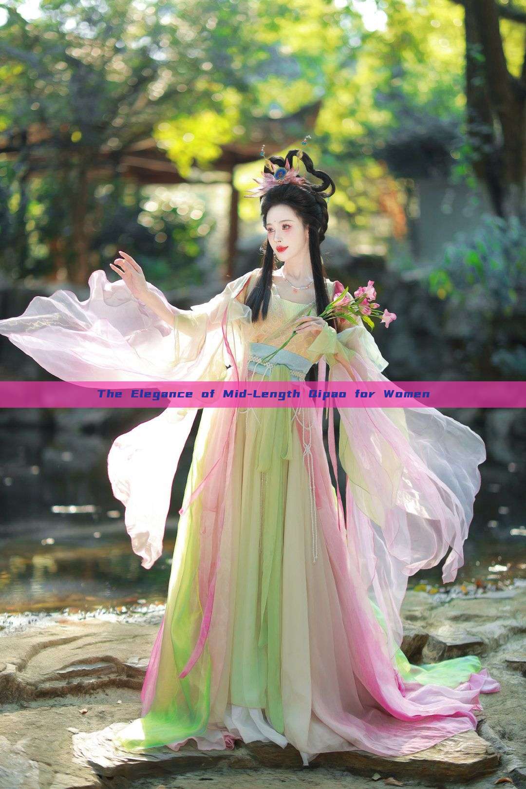 The Elegance of Mid-Length Qipao for Women