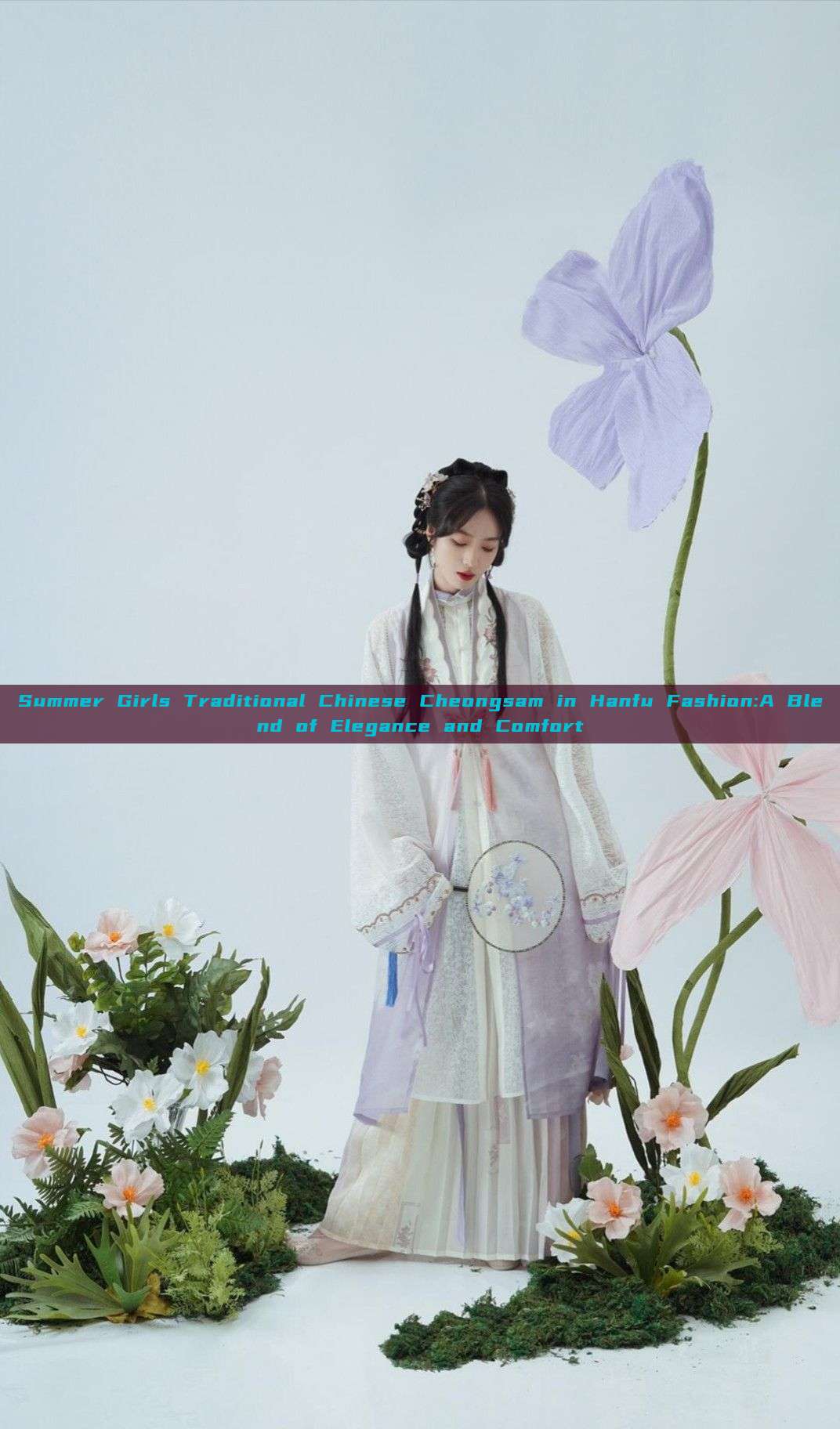 Summer Girls Traditional Chinese Cheongsam in Hanfu Fashion:A Blend of Elegance and Comfort Summer Girls Traditional Chinese Cheongsam in Hanfu Fashion:A Blend of Elegance and Comfort