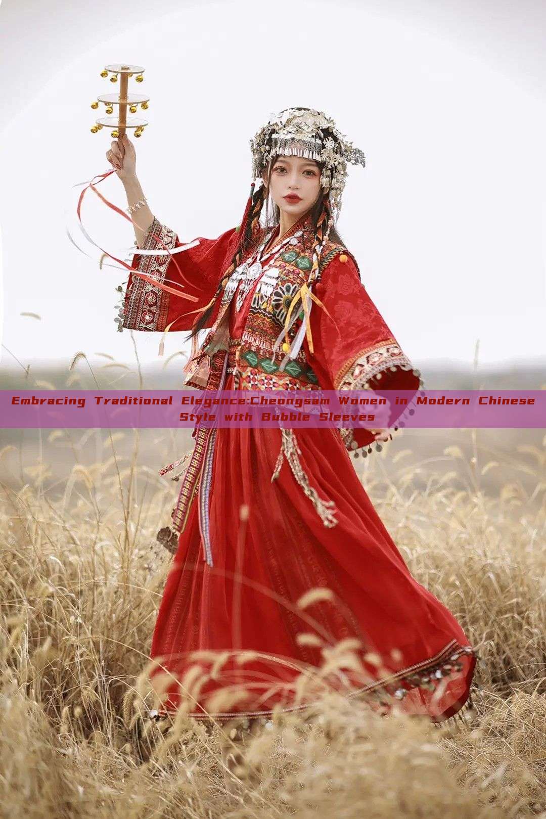 Embracing Traditional Elegance:Cheongsam Women in Modern Chinese Style with Bubble Sleeves Embracing Traditional Elegance:Cheongsam Women in Modern Chinese Style with Bubble Sleeves