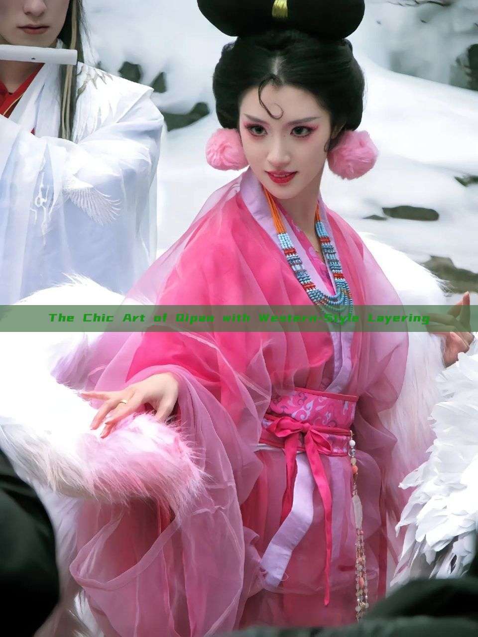 The Chic Art of Qipao with Western-Style Layering The Chic Art of Qipao with Western-Style Layering