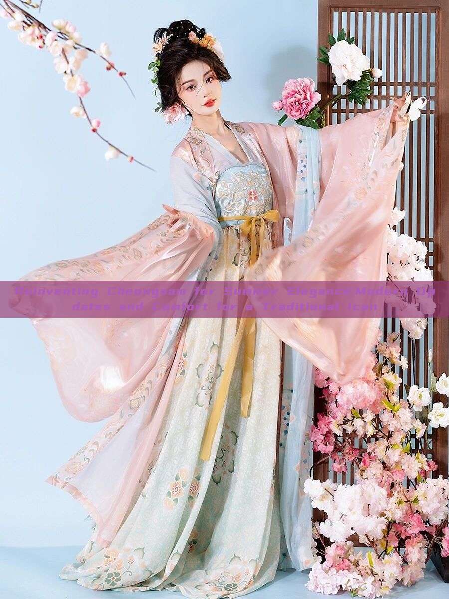 Reinventing Cheongsam for Summer Elegance:Modern Updates and Comfort for a Traditional Icon Reinventing Cheongsam for Summer Elegance:Modern Updates and Comfort for a Traditional Icon