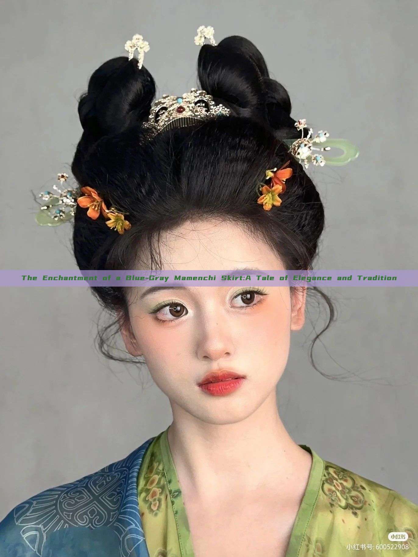 The Enchantment of a Blue-Gray Mamenchi Skirt:A Tale of Elegance and Tradition The Enchantment of a Blue-Gray Mamenchi Skirt:A Tale of Elegance and Tradition