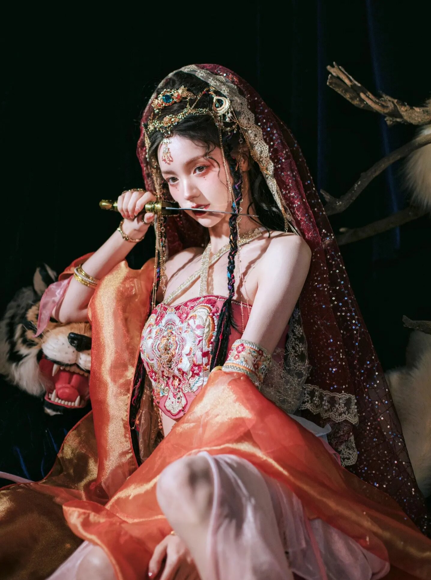 The Art of Hanfu Hair Styling with Combs