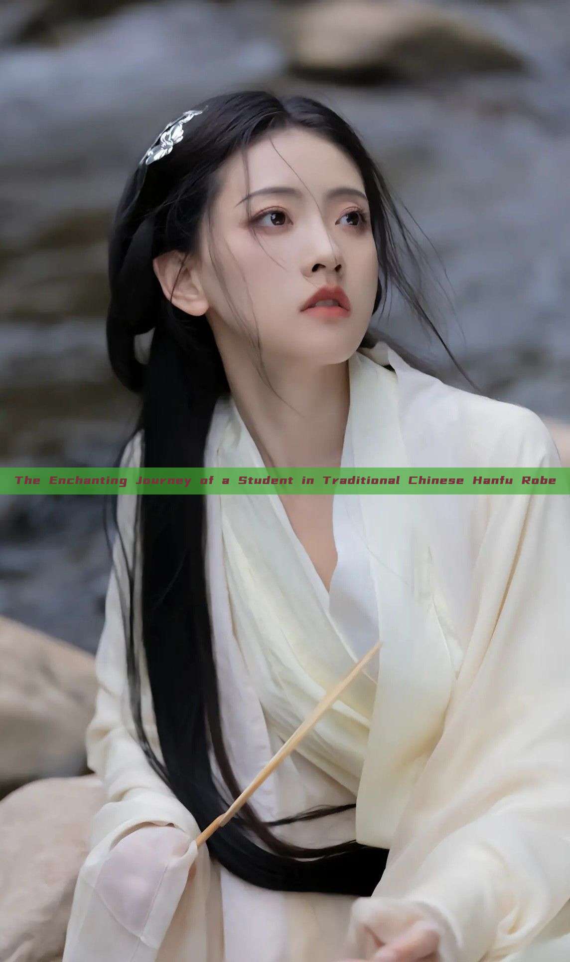 The Enchanting Journey of a Student in Traditional Chinese Hanfu Robe The Enchanting Journey of a Student in Traditional Chinese Hanfu Robe
