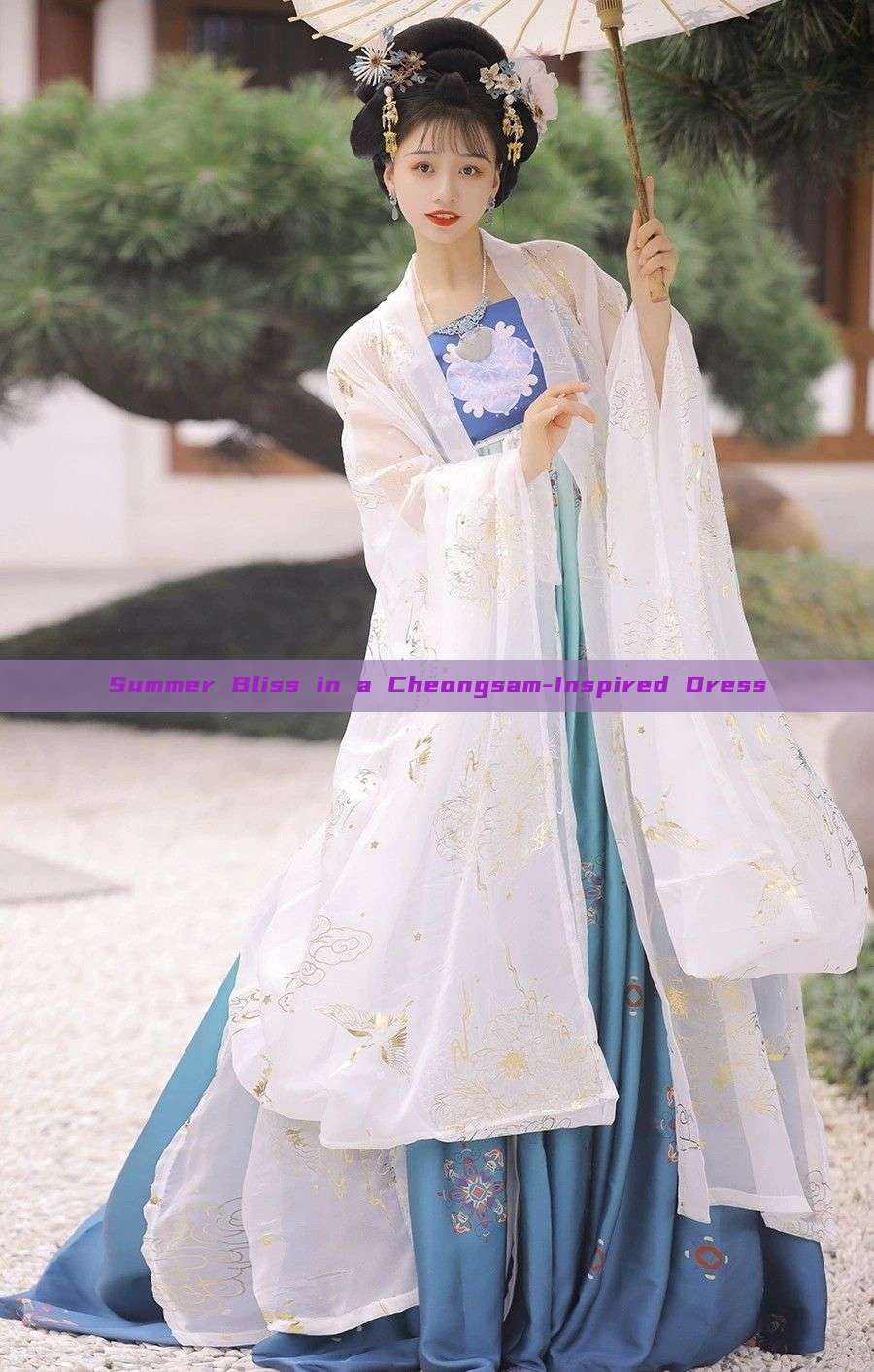 Summer Bliss in a Cheongsam-Inspired Dress Summer Bliss in a Cheongsam-Inspired Dress