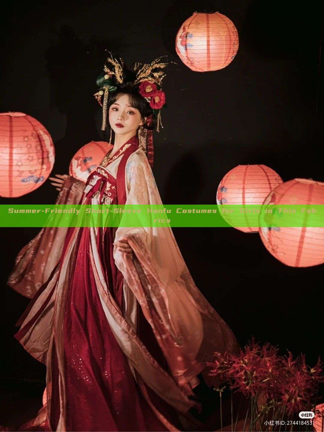 Summer-Friendly Short-Sleeve Hanfu Costumes for Girls in Thin Fabrics Summer-Friendly Short-Sleeve Hanfu Costumes for Girls in Thin Fabrics