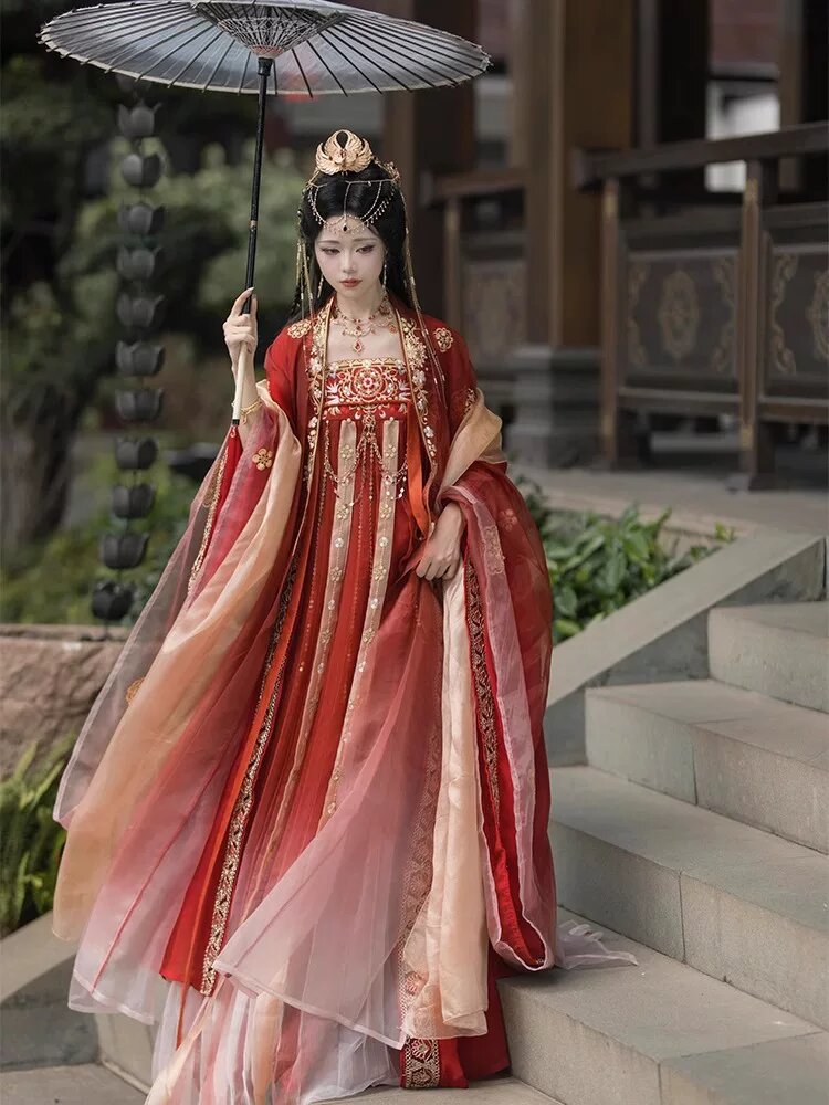 Elegant Hanfu Dress for Little Girls:Embracing Traditional Beauty in Modern Style Elegant Hanfu Dress for Little Girls:Embracing Traditional Beauty in Modern Style