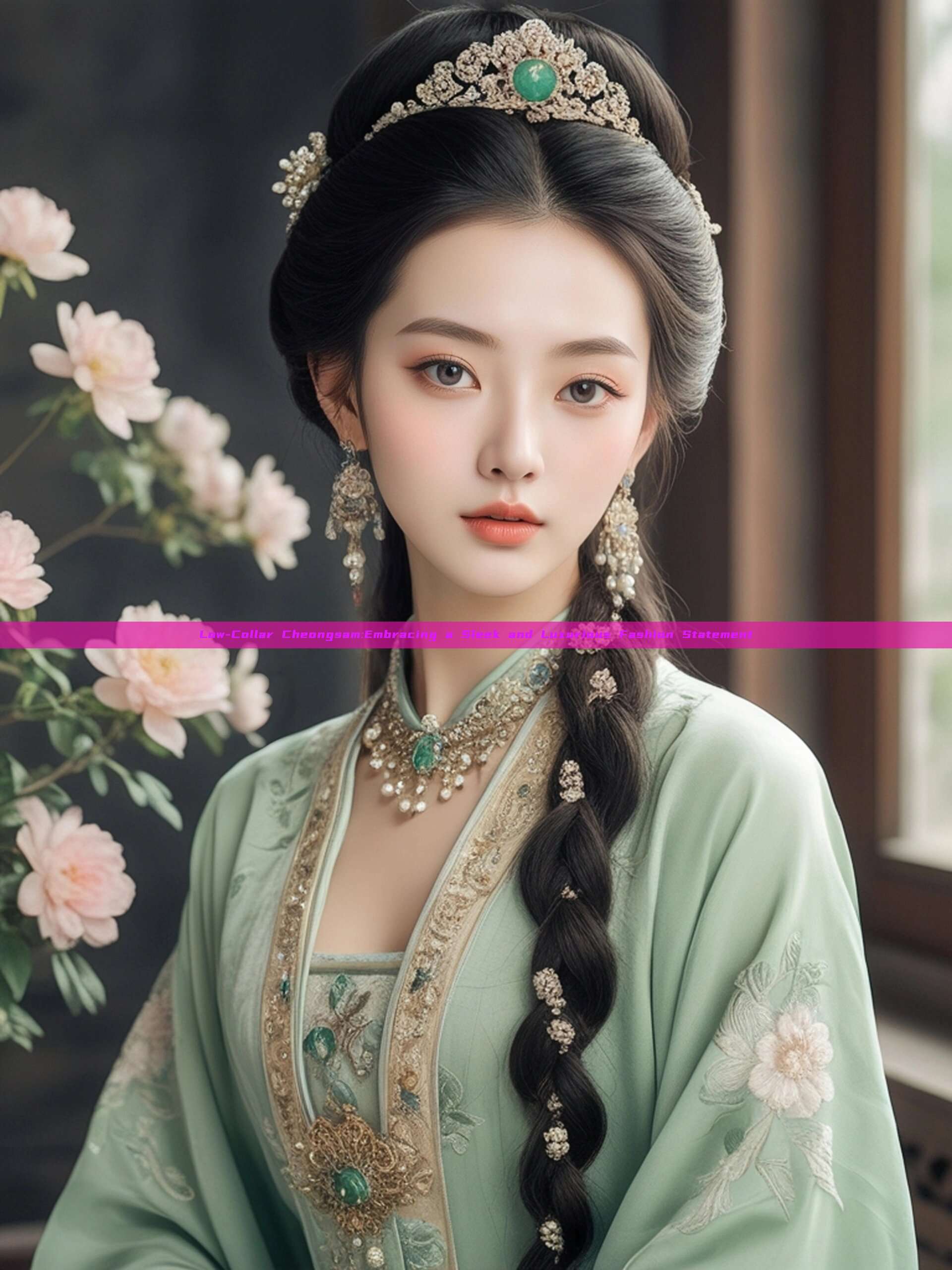 Low-Collar Cheongsam:Embracing a Sleek and Luxurious Fashion Statement Low-Collar Cheongsam:Embracing a Sleek and Luxurious Fashion Statement