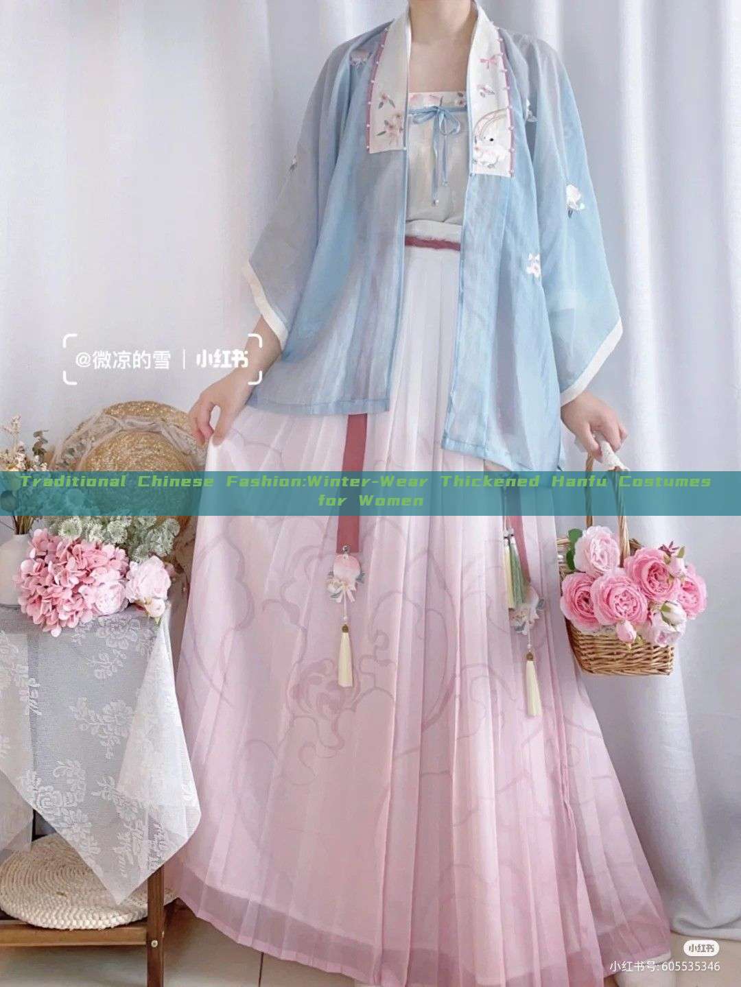 Traditional Chinese Fashion:Winter-Wear Thickened Hanfu Costumes for Women Traditional Chinese Fashion:Winter-Wear Thickened Hanfu Costumes for Women