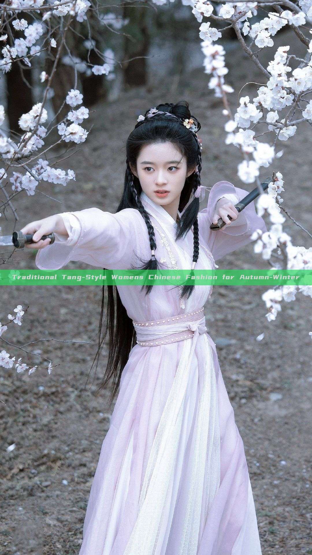 Traditional Tang-Style Womens Chinese Fashion for Autumn-Winter Traditional Tang-Style Womens Chinese Fashion for Autumn-Winter
