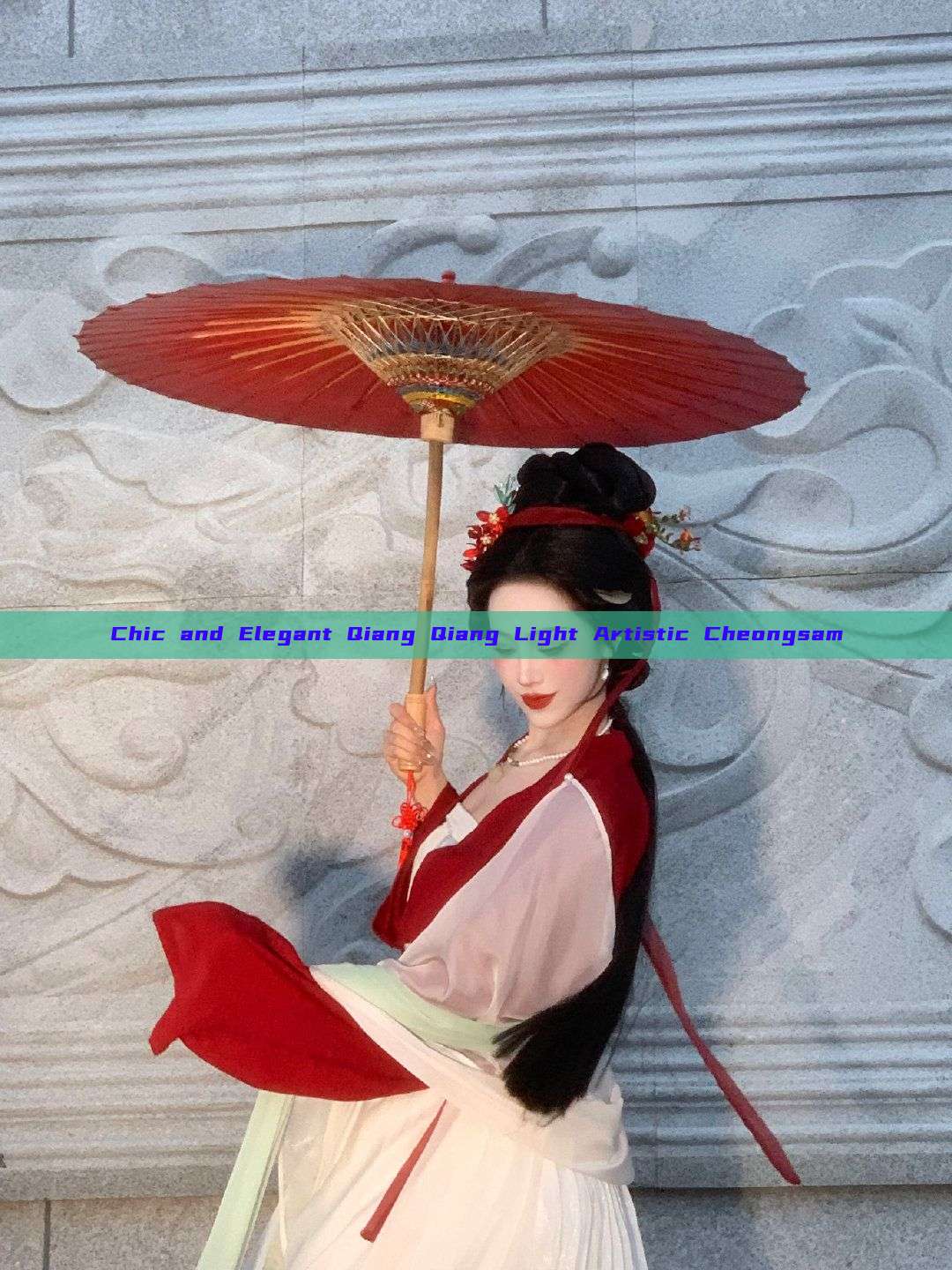 Chic and Elegant Qiang Qiang Light Artistic Cheongsam Chic and Elegant Qiang Qiang Light Artistic Cheongsam