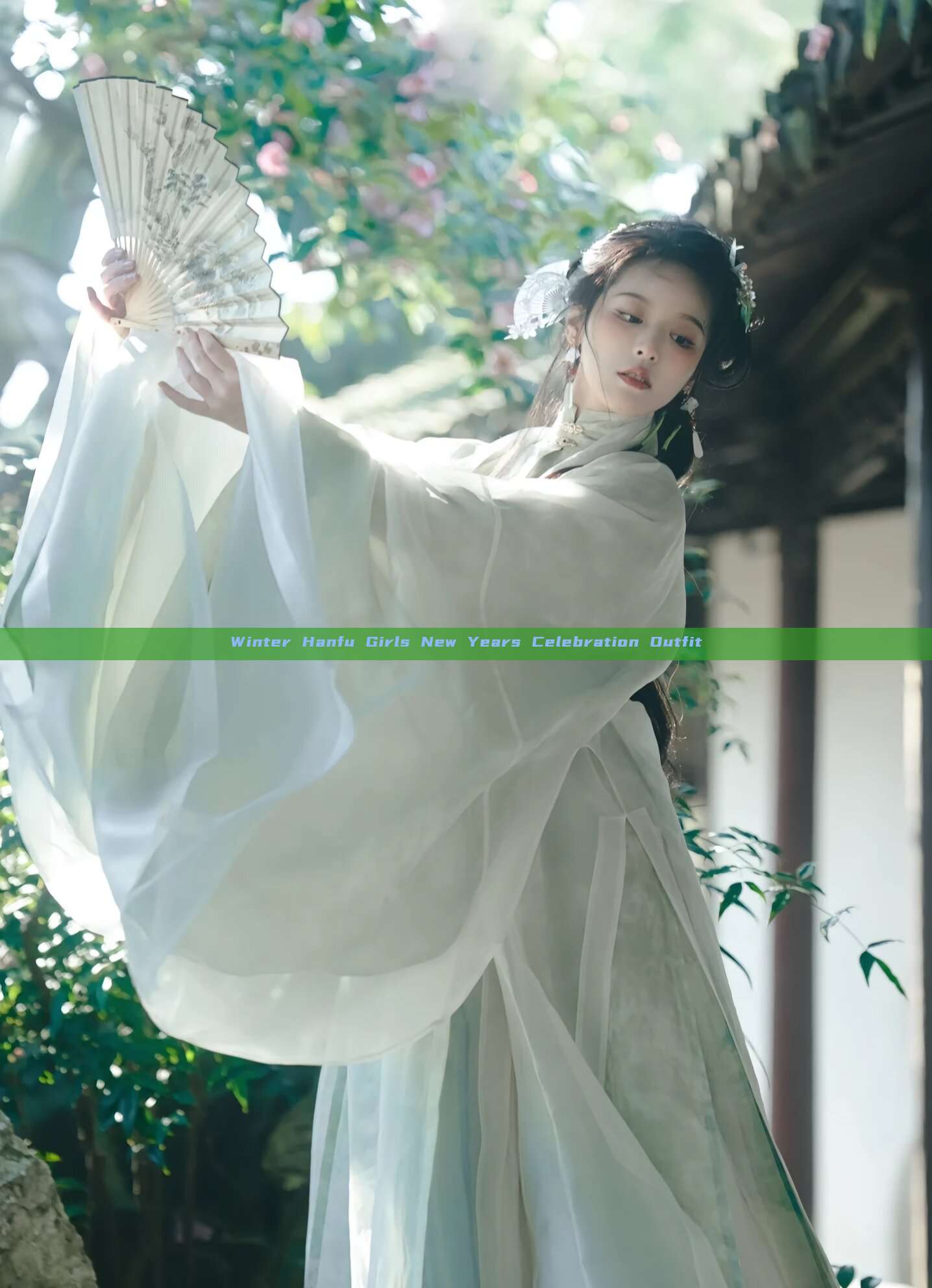 Winter Hanfu Girls New Years Celebration Outfit Winter Hanfu Girls New Years Celebration Outfit