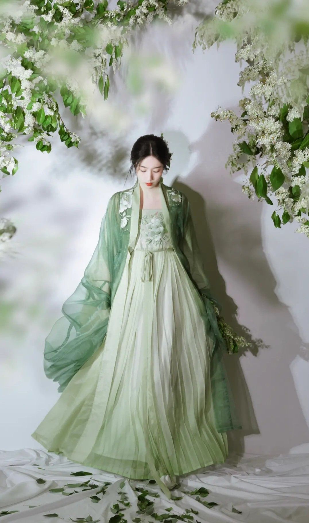The Splendor of Red Hanfu Cape and斗篷 The Splendor of Red Hanfu Cape and斗篷