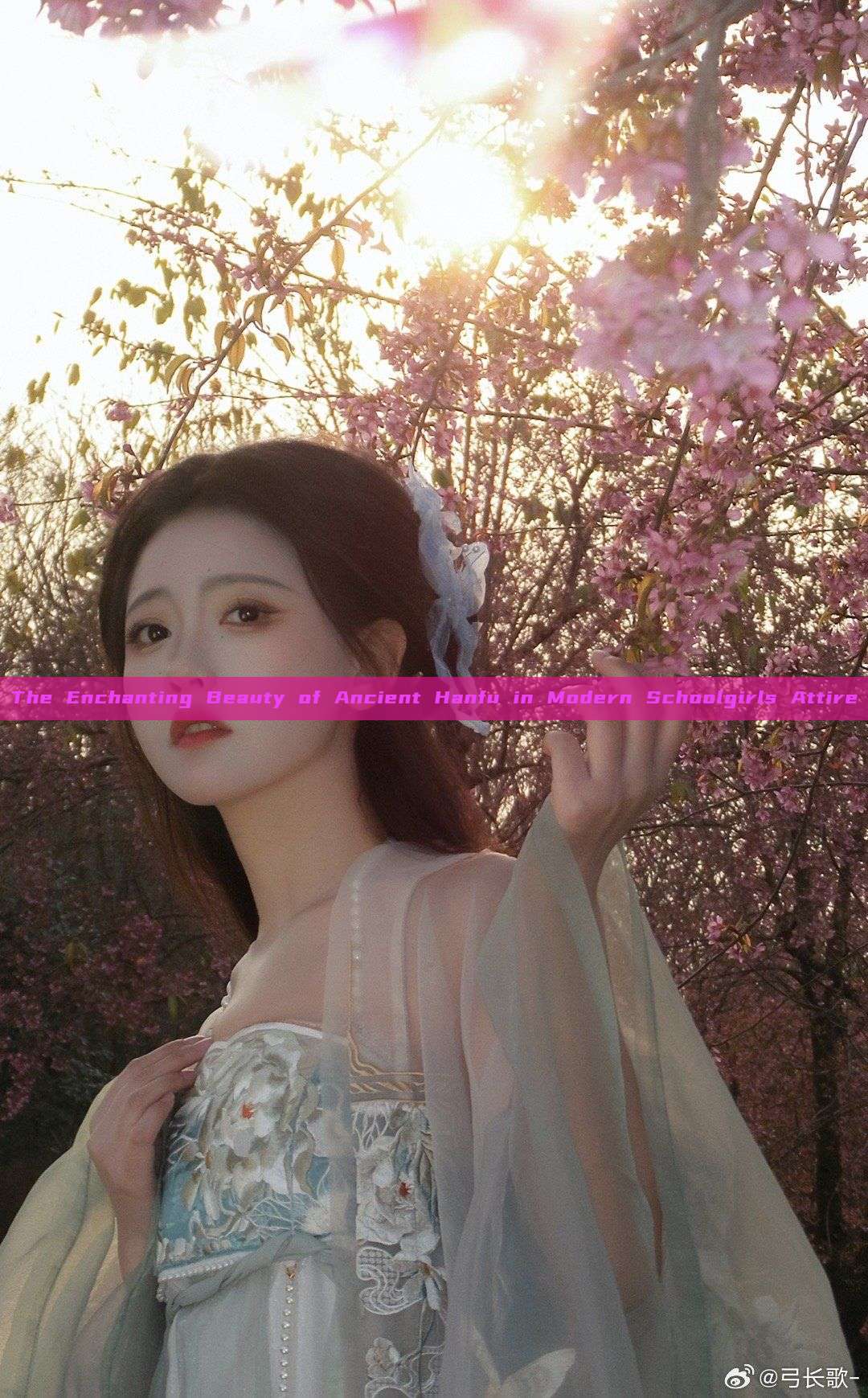The Enchanting Beauty of Ancient Hanfu in Modern Schoolgirls Attire The Enchanting Beauty of Ancient Hanfu in Modern Schoolgirls Attire