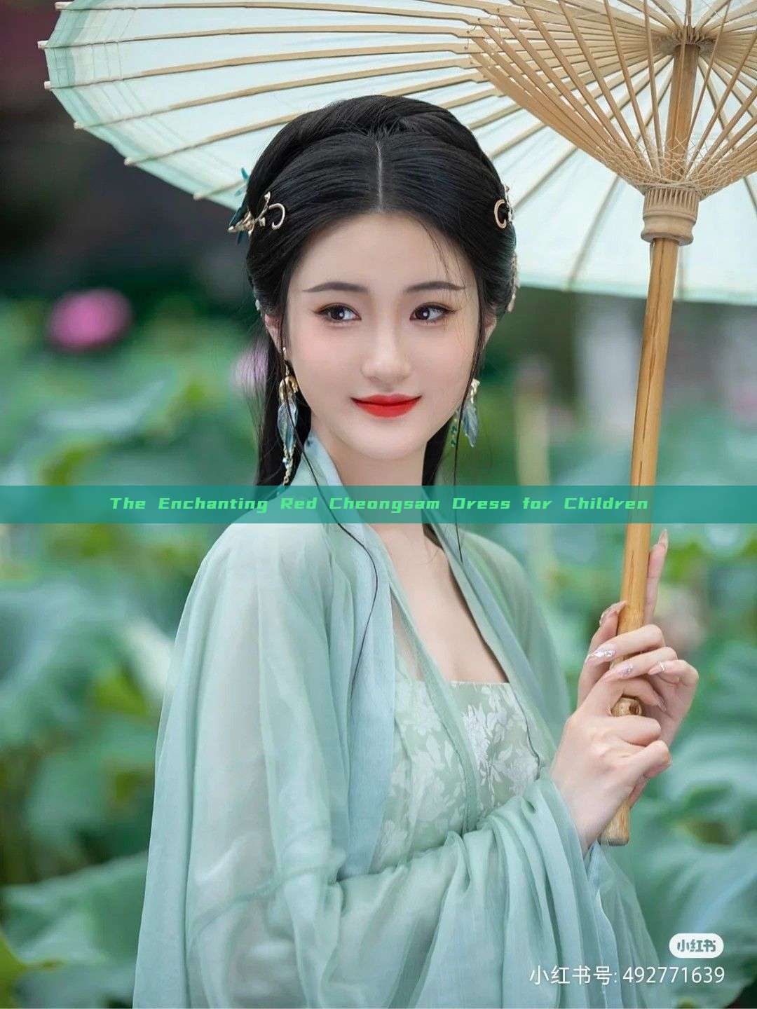 The Enchanting Red Cheongsam Dress for Children The Enchanting Red Cheongsam Dress for Children