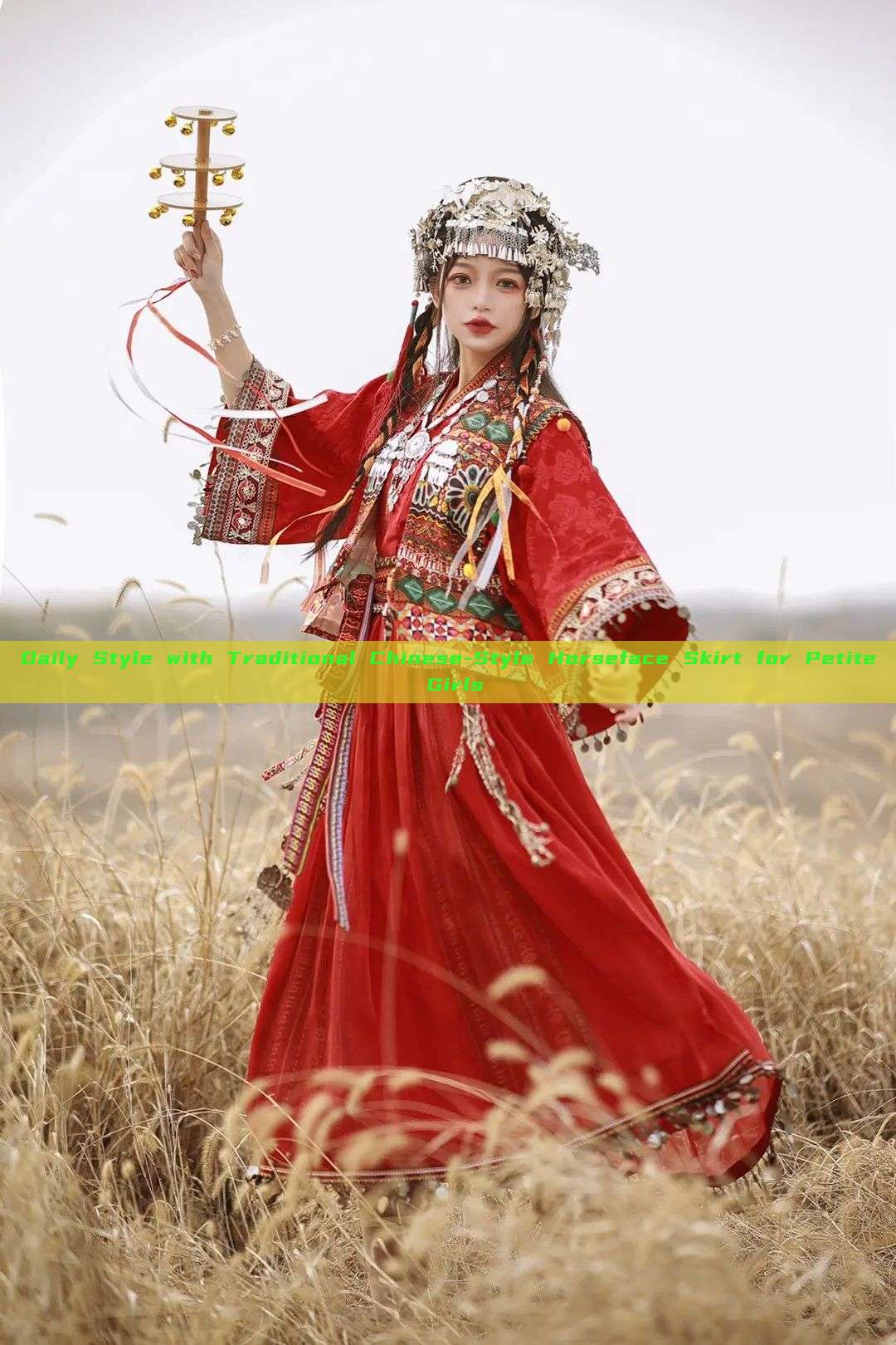 Daily Style with Traditional Chinese-Style Horseface Skirt for Petite Girls Daily Style with Traditional Chinese-Style Horseface Skirt for Petite Girls